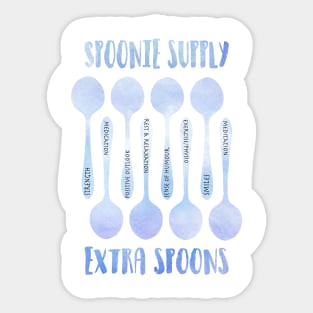 Spoonie Supply - Extra Spoons Sticker